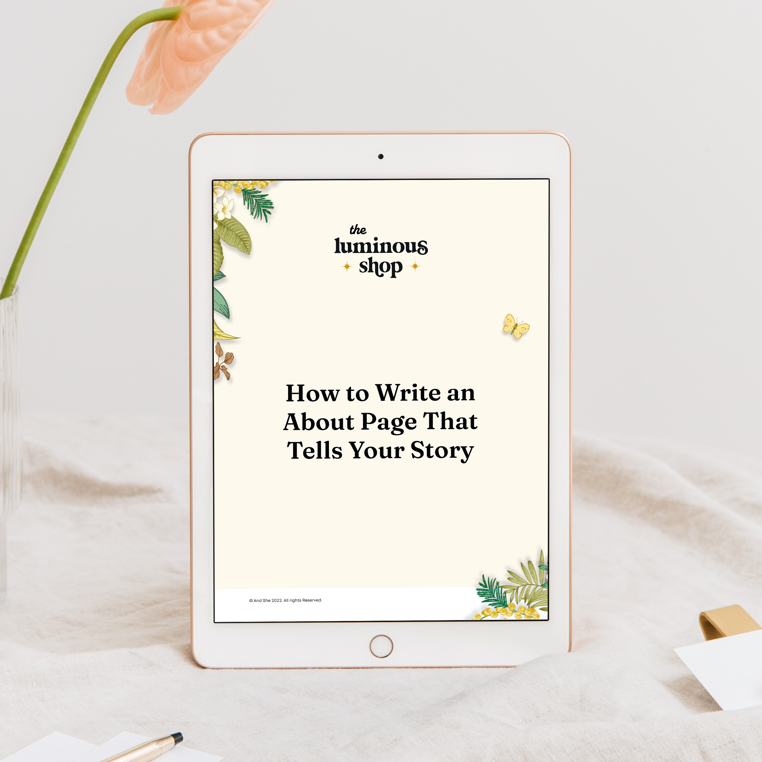How to Write an About Page That Tells Your Story – The Luminous Shop