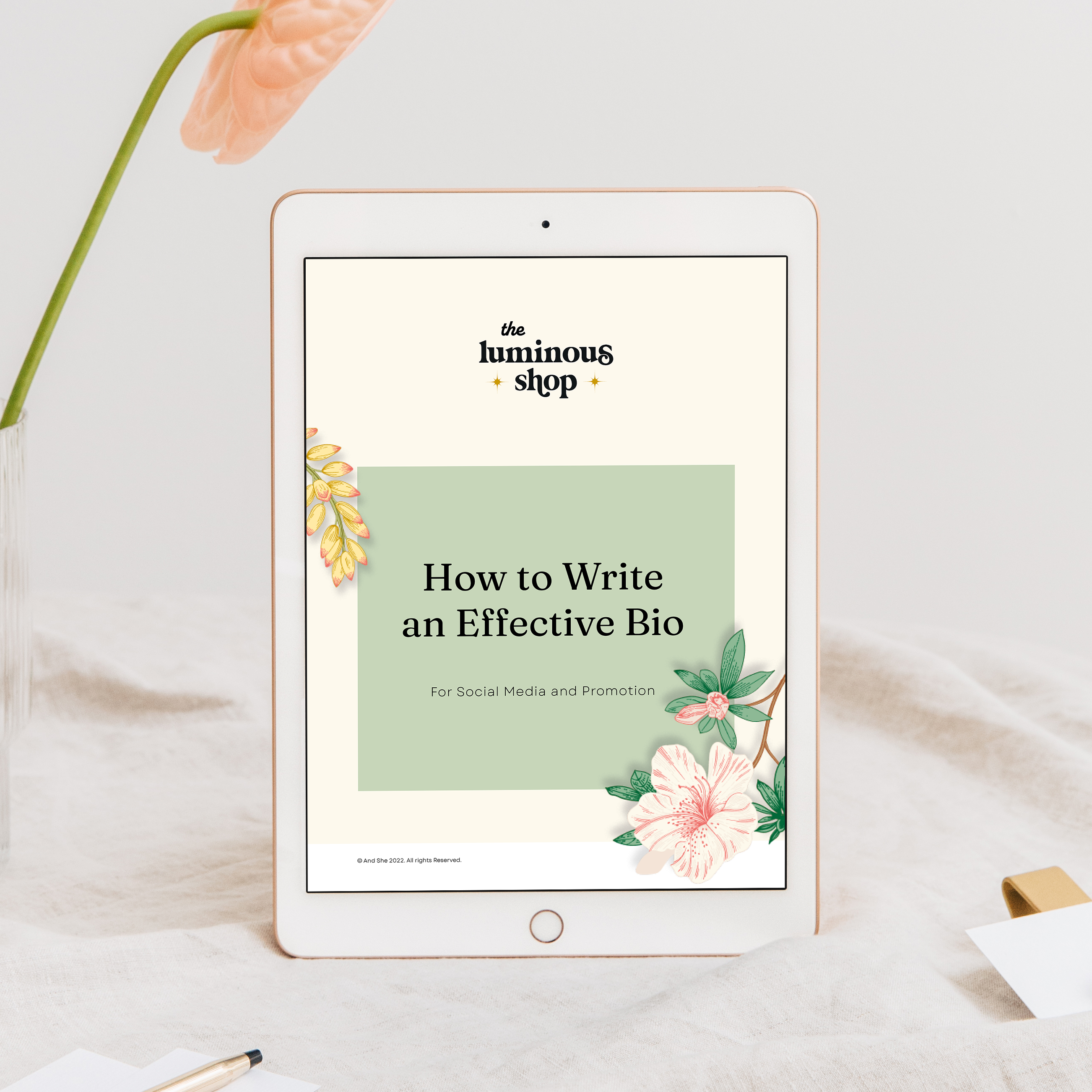 How to Write an Effective Bio – The Luminous Shop