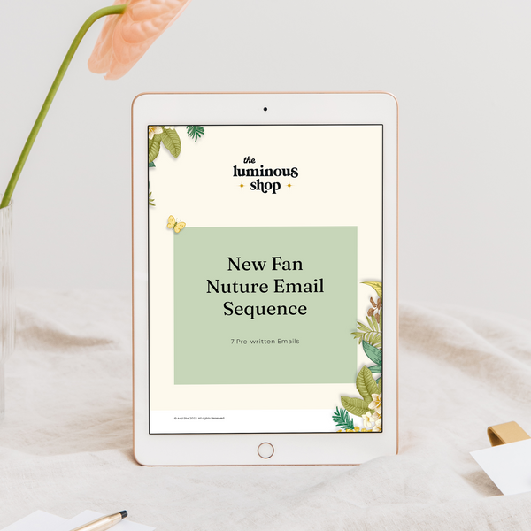 New Fan Nurture Email Sequence